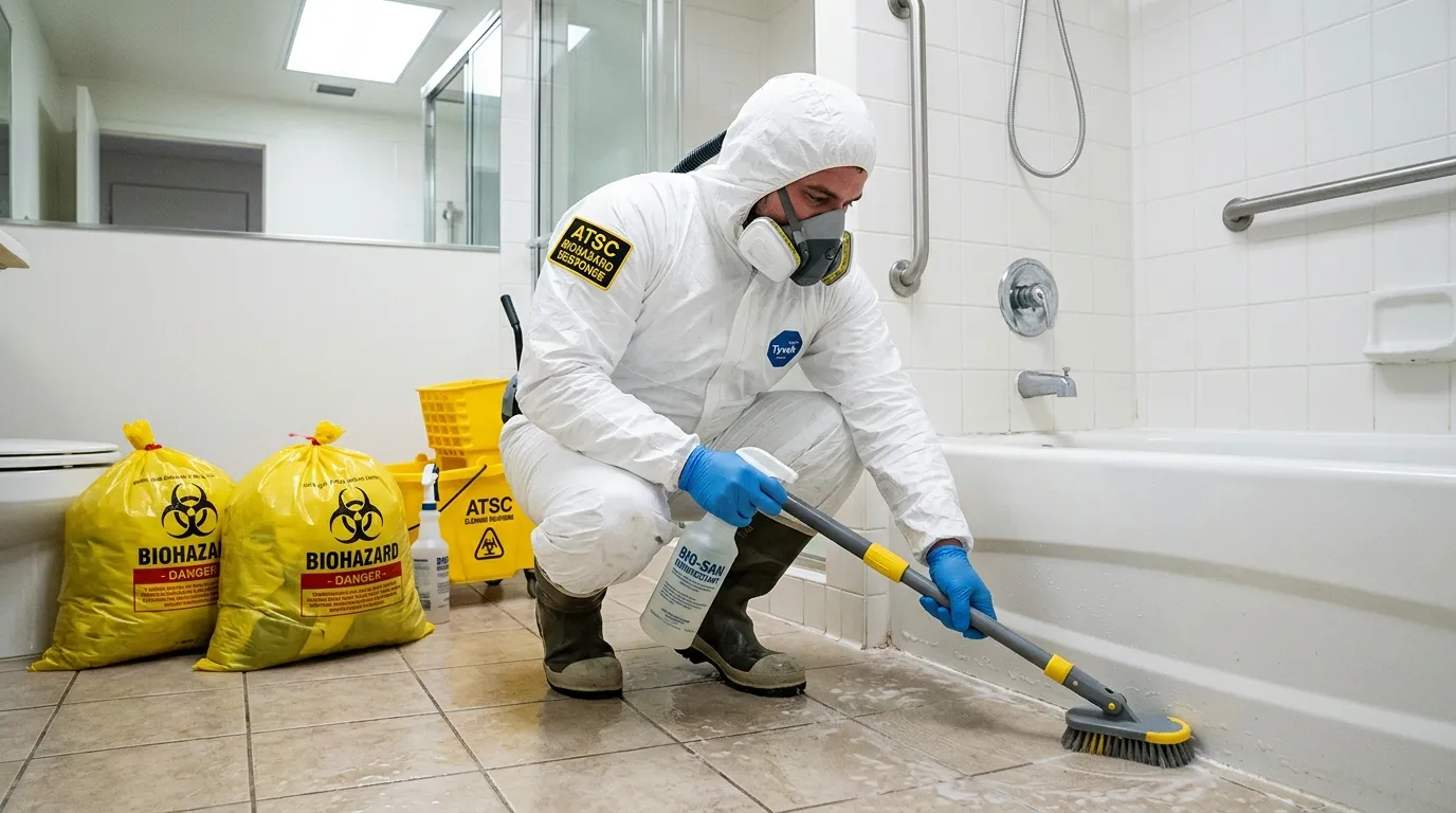 Decontamination equipment deployed for Blood Cleanup in Tipp City